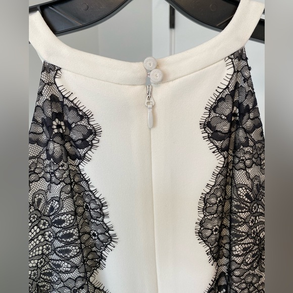 BCBG MaxAzaria black and white lace dress - Picture 4 of 5